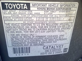 2005 TOYOTA SEQUOIA, GOLD, SR5, 4.7L, 2WD,  Z25119